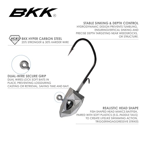 BKK Refrax Jig Head - Natural Goby, 0.375 Ounces | Swimbait Fishing