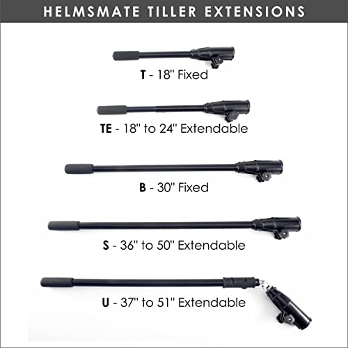 18-Inch Tiller Handle Extension for Gas and Electric Trolling Motors