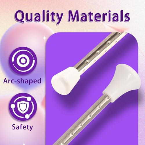 Stainless Steel Twirling Baton for Kids - 21-inch - White