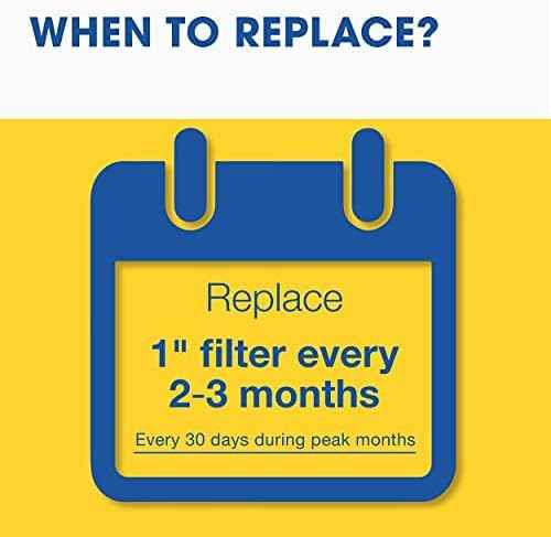 Aerostar 21x21x1 MERV 11 - 6 Count - Pleated HVAC, Furnace & Air Conditioner Filters - Removes Dust, Cold & Flu Germs, Lint, Mold, Pet Dander, Allergy-Causing Pollen, Smog & Smoke