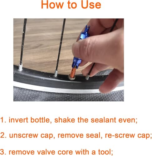 NOVATOR High Performance Bike Tire Sealant 3oz Bottle Set for Tubeless/Tubular MTB Road Gravel CX