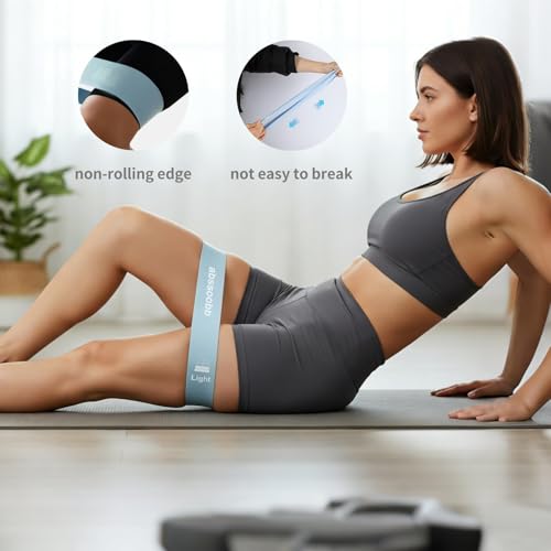 2-Pack Heavy Resistance Bands for Glutes & Legs - 25/50 lb