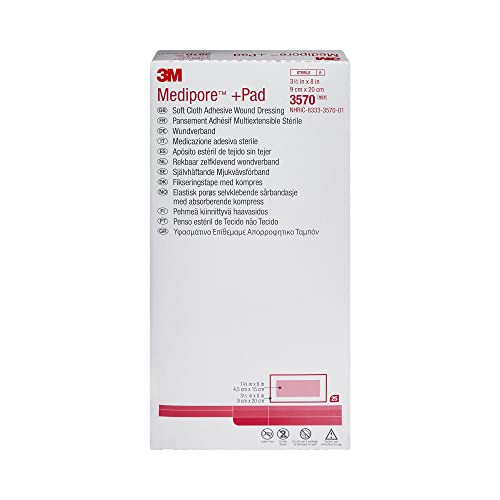 3M Medipore +Pad Soft Cloth Adhesive Wound Dressing