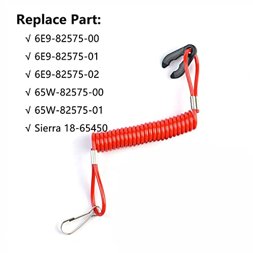 Boat Safety Kill Switch Lanyard Cord for Yamaha Outboard