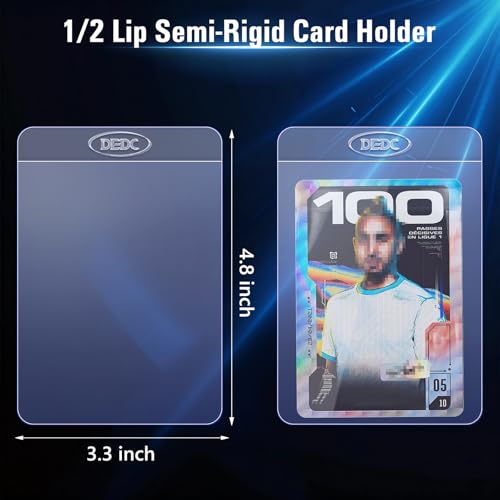 600PCS Semi Rigid Card Holders for Graded Trading Cards - PSA, BGS, SGC, CSG Protectors