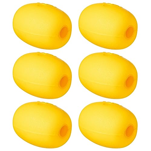 Poen 6-Pack Marine Buoy Floats for Boat, Kayak, Pool, and Watermarking, 4" x 3"