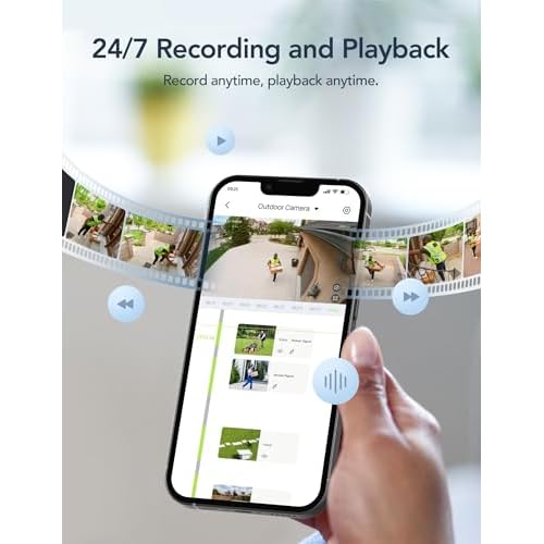 GNCC GK2 Outdoor Security Camera 1080P Home Surveillance with AI Motion Detection, 2.4G WiFi, 355¡Æ Pan-Tilt, Color Night Vision, Spotlight, Two-Way Audio, IP65 Waterproof, Cloud & SD Card Storage