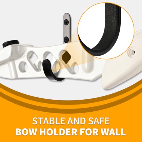 Bow Wall Mount Hanger - Universal Archery Holder for Display & Storage