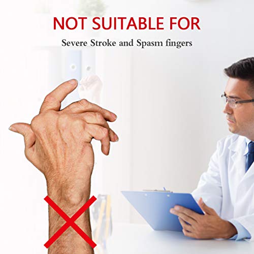OSK Soft Functional Resting Hand Splint for Flexion Contractures - Small, Right Hand, Post-Stroke Supportive Brace