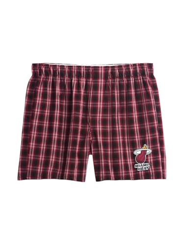 NBA Sleepwear Boxers for Men - Large Miami Heat