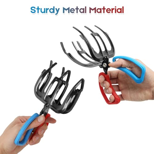 3-Claw Fish Gripper Tool - Durable Metal Fishing Pliers
