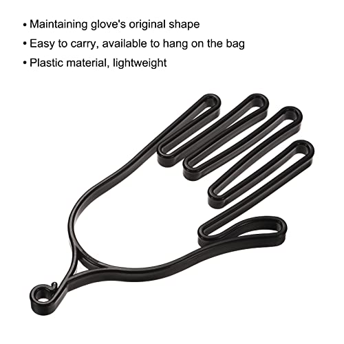 Golf Gloves Stretcher - Black Plastic Keeper for Maintenance