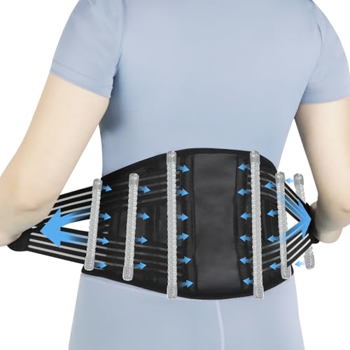 Back Brace for Lower Back Pain Relief - Adjustable Support Belt