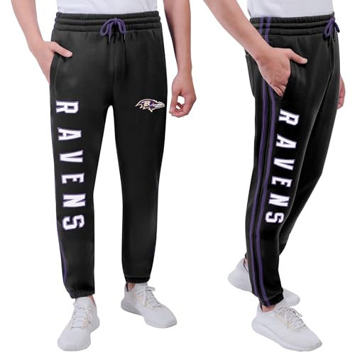 NFL Active Fleece Jogger Sweatpants - Baltimore Ravens X-Large