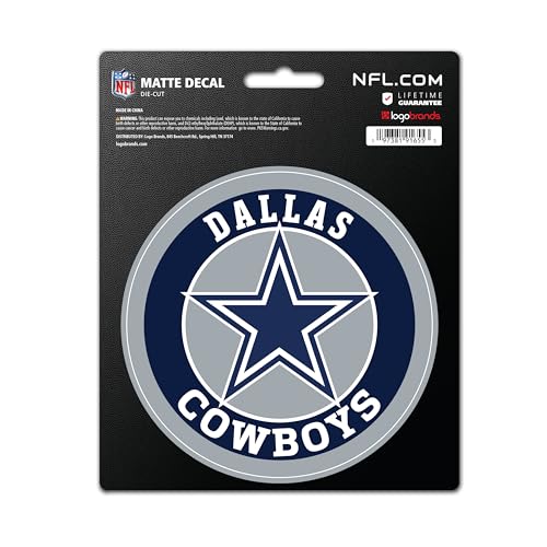 Dallas Cowboys Vinyl Car Decal - 4 Inch Die-Cut Sticker