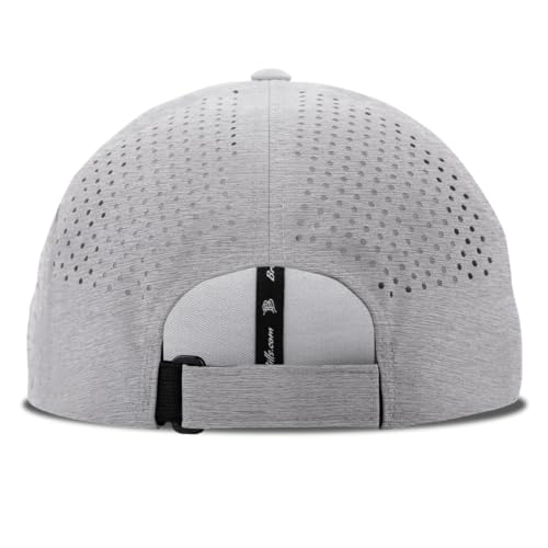 Branded Bills Bare Curved Performance Hat for Men - Heather Gray