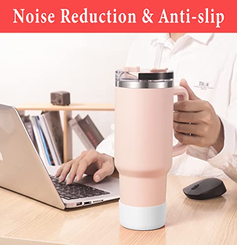 2-Pack Silicone Boots for Tumblers & Bottles - White