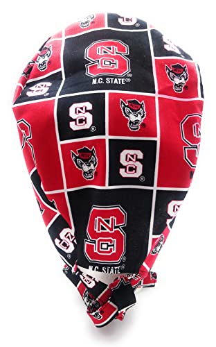 Handmade Scrub Hat - Doctor Nurse Tie Back Cap - Basketball