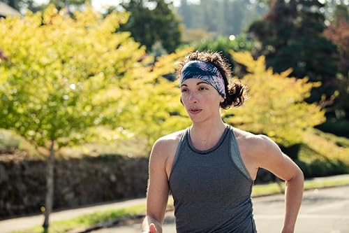 BUFF CoolNet UV Ellipse Headband One Size Blue Kingara Multi UPF50 Sun Protection