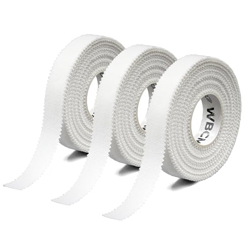 Athletic Finger Tape - 0.5 Inch x 33ft - 3 Rolls White