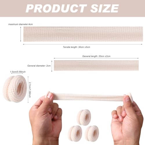 10-Piece Breathable Finger Bandage Set - Protective Cotton Fingertip Cots