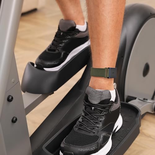 22mm Sport Stretchy Ankle/Arm Band - Army Green, 6.7"-12.6"