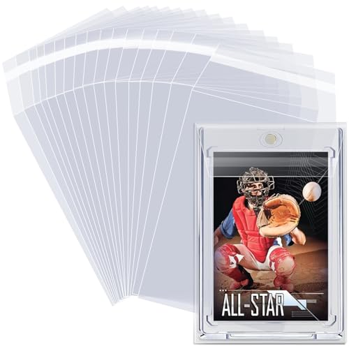 Resealable Card Sleeves for 35PT Magnetic Holders - 100 Pack