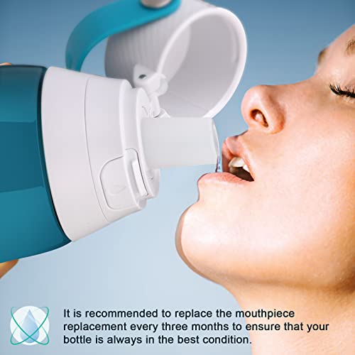 Silicone Water Bottle Mouthpiece Replacement - 4 Pack
