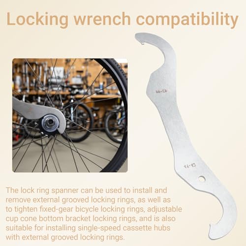 Ziyuan Bicycle Head Gear Lockring Wrench for Fixed Gear & Single-Speed Bikes