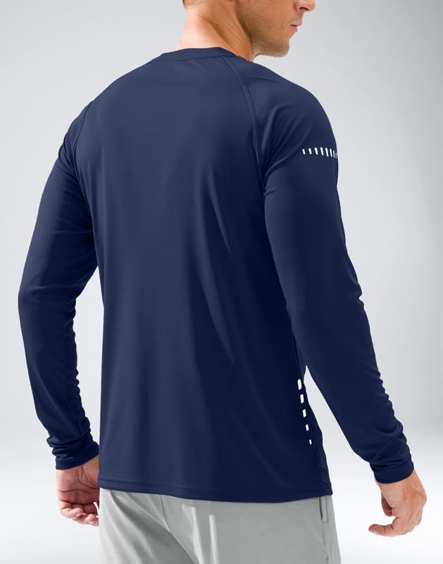 Skiennix Men's Long Sleeve Sun Protection Shirt - UPF 50+ | Lightweight & Breathable