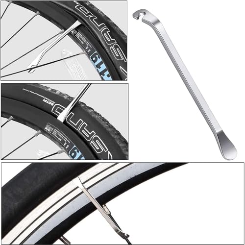 4-Piece Bicycle Spoke Wrench & Tire Lever Set - Wheel Tension Adjustment Tool