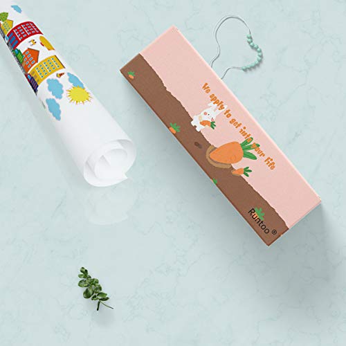 Runtoo Construction Transports Wall Decals Car Train Plane Kids Wall Stickers Bedroom Boys Nursery Home D?cor