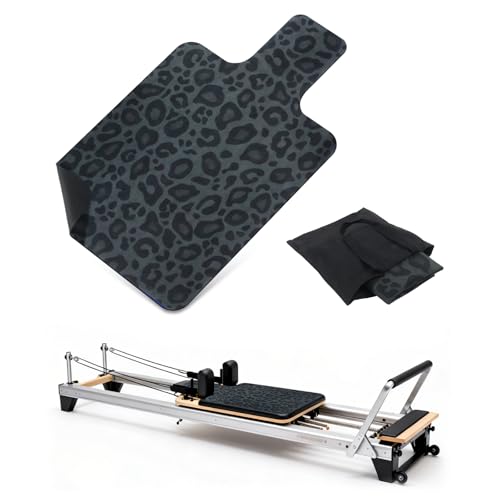 Anti-Skid Pilates Reformer Mat - Black Speckled, Moisture-Absorbing