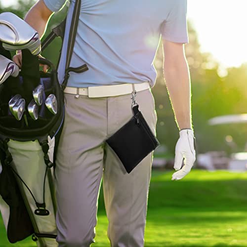 Professional Golf Tee Pouch - 5.62x6.87 Inch - Black