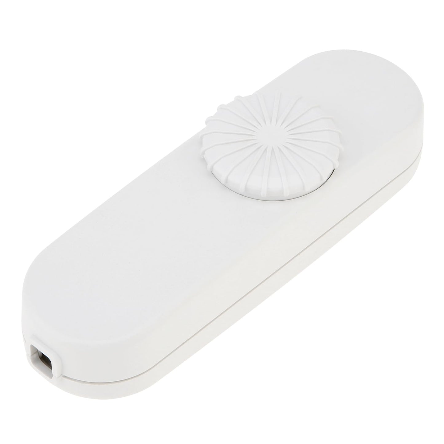 RTNLIT Inline Lamp Dimmer Switch for Lamp Cord, Full Range Rotary Light Dimmer for Floor Lamp, Table Lamp, Dimmable LED, Incandescent, Halogen Bulbs(White)