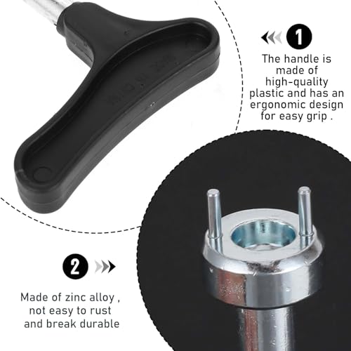 Universal Golf Shoe Spike Wrench - Ergonomic Cleat Removal Tool