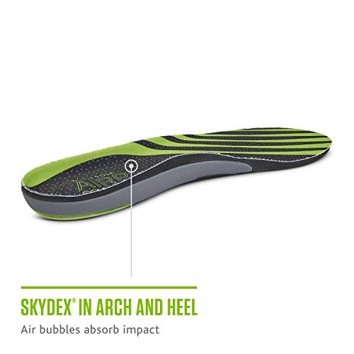 Sof Sole Men's Airr Orthotic Support Full-Length Shoe Insoles - Size 9-10.5