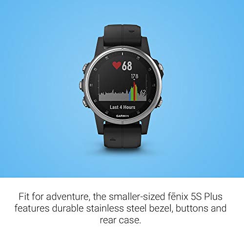 Garmin fēnix 5 Plus Multisport GPS Smartwatch - Black/Silver