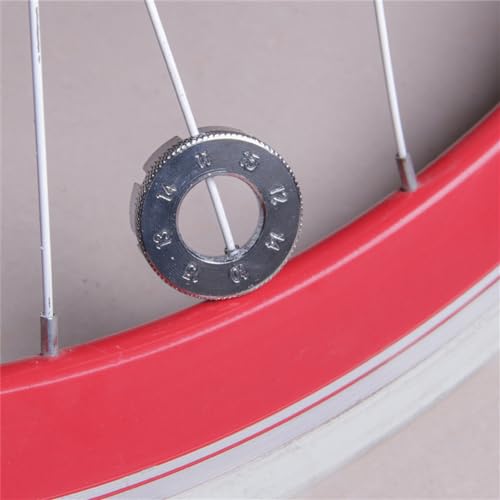 8-Way Bike Spoke Wrench - Steel Rim Truing Tool for Bicycle Wheels - 2 Pack