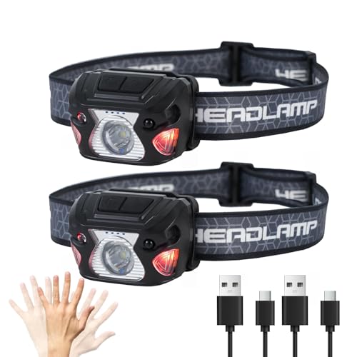 2 Sets High-End Comfortable Camping & Work Headlamp, Long Endurance