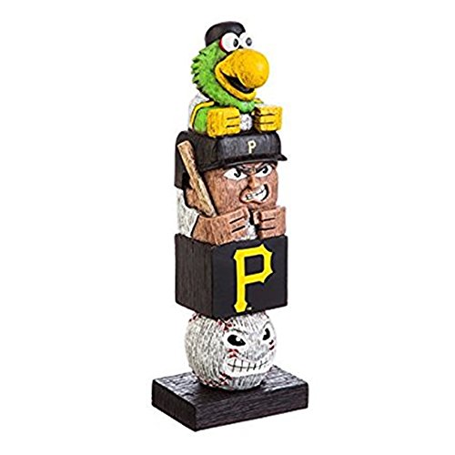 Tiki Totem Garden Statue - 16 Inch Tall Hand Painted Resin