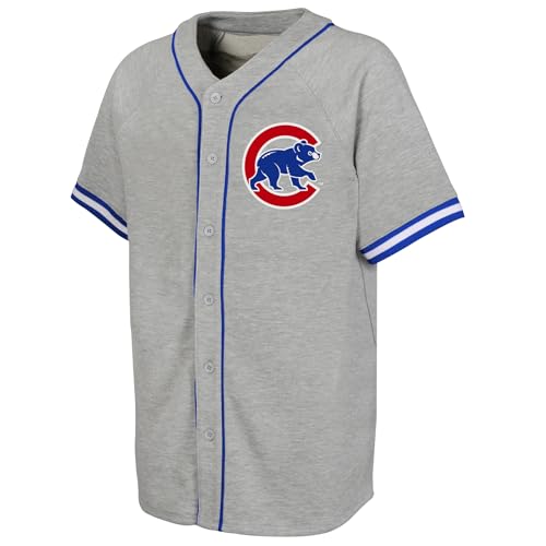 Gray Heritage Classic Team Logo Baseball Jersey - Cubs 18-20