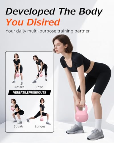 Soft Kettlebell 10 LB - Safe Strength Training with Non-Slip Grip