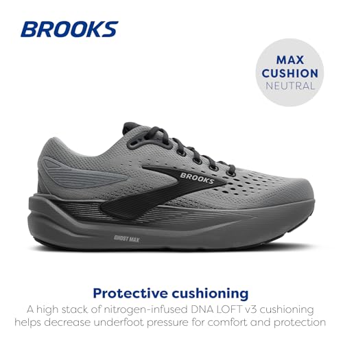 Men's Ghost Max 3 Running Shoe - Primer Grey/Ebony