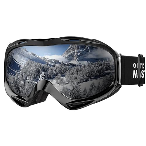 OTG Ski Goggles - Anti-Fog, UV400 Protection, Helmet Compatible, 5.30 x 1.65 inches