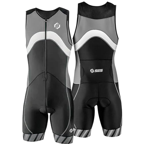 Premium Sleeveless Triathlon Suit for Men - Quick Drying with Large Pocket