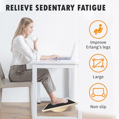 Wooden Balance Board for Adults - Professional Wobble Board