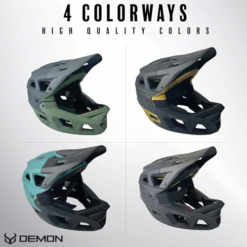 MIPS Full Face Mountain Bike Helmet - Lightweight & Ventilated