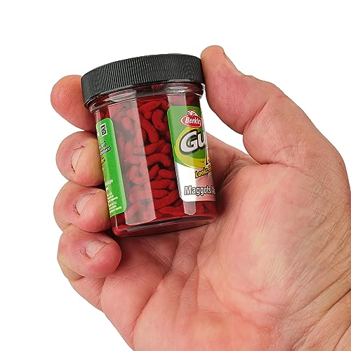 Soft Plastic Maggot Fishing Baits - Scented Freshwater Lure - Red Wiggler