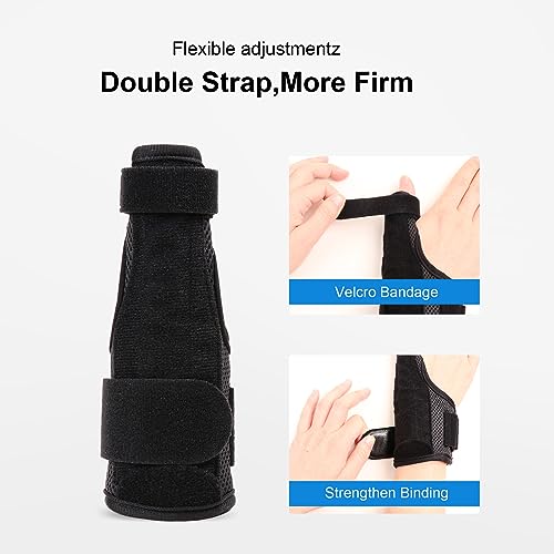 Thumb Brace for Pain Relief - CMC Joint Splint Support - Black
